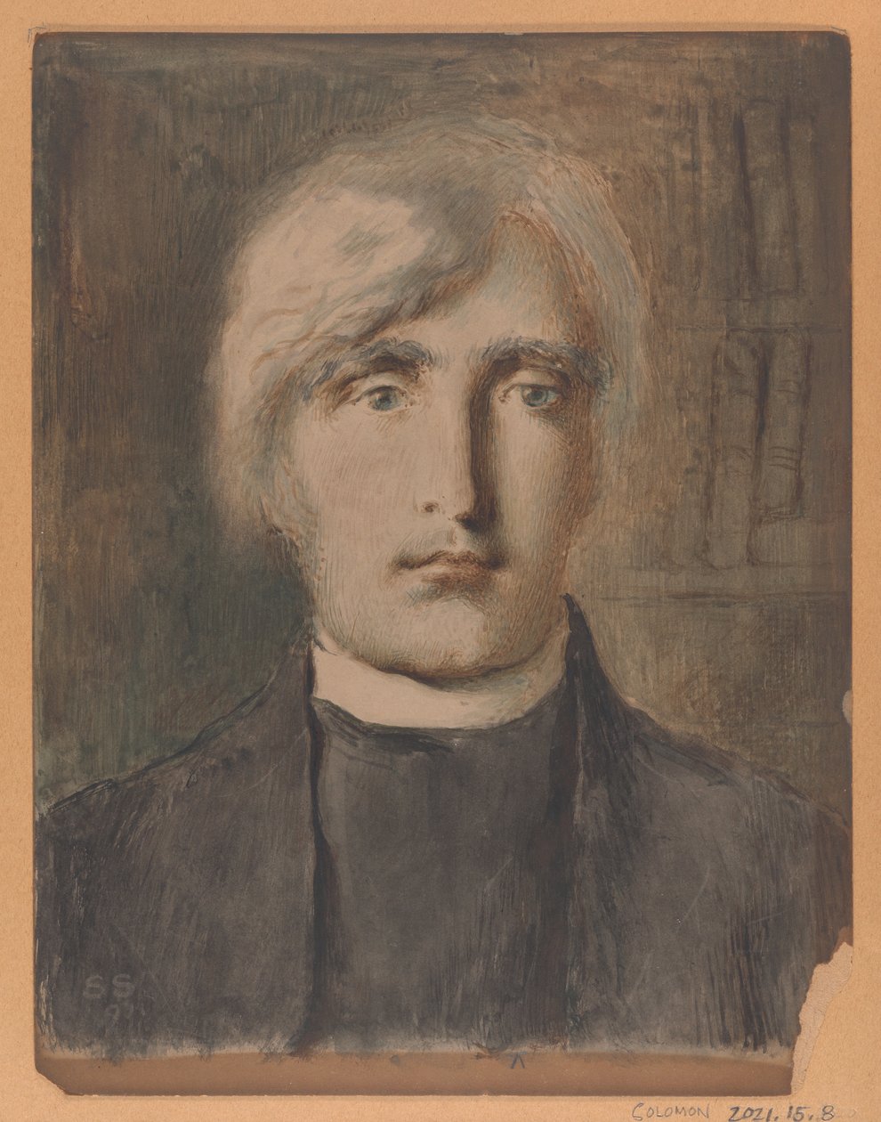 Ritratto di un ecclesiastico da Simeon Solomon