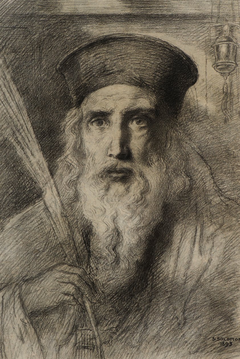 Il rabbino da Simeon Solomon