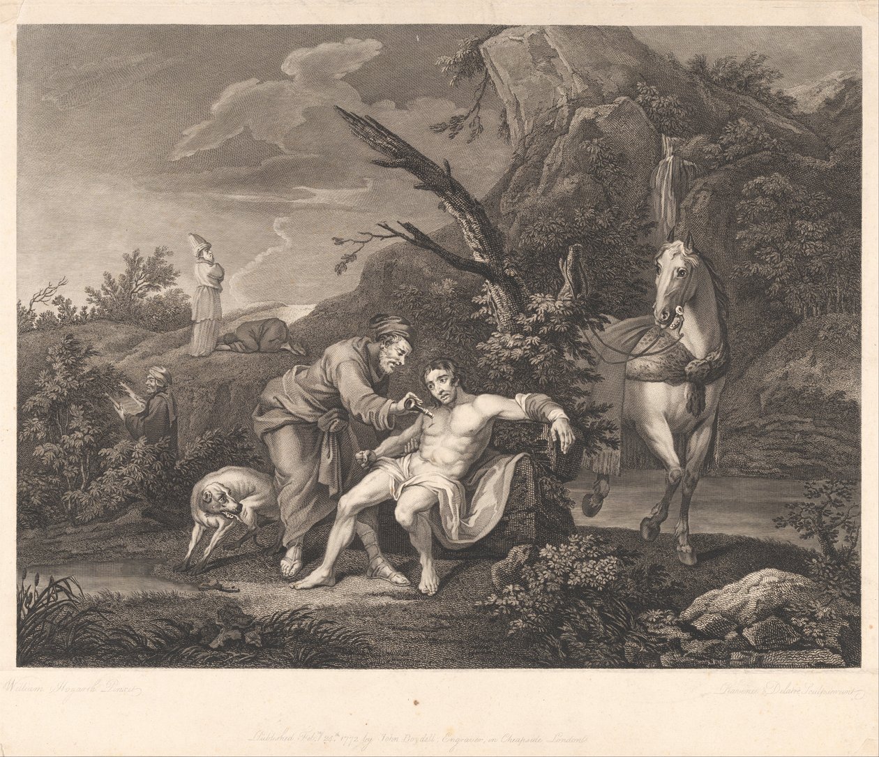 Il Buon Samaritano da Simon Francois Ravenet