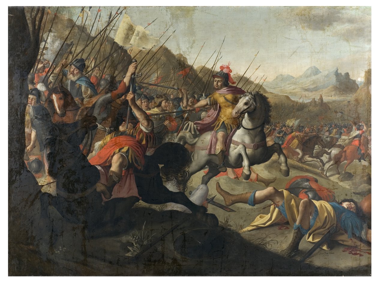 Una battaglia romana, 1641 da Simon Peter Tilemann