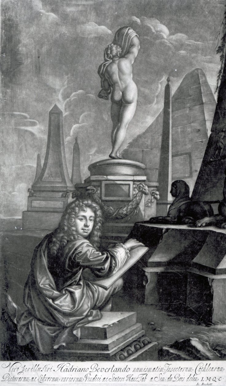 Adrian Beverland, inciso da Isaac Beckett da Simon (after) Du Bois