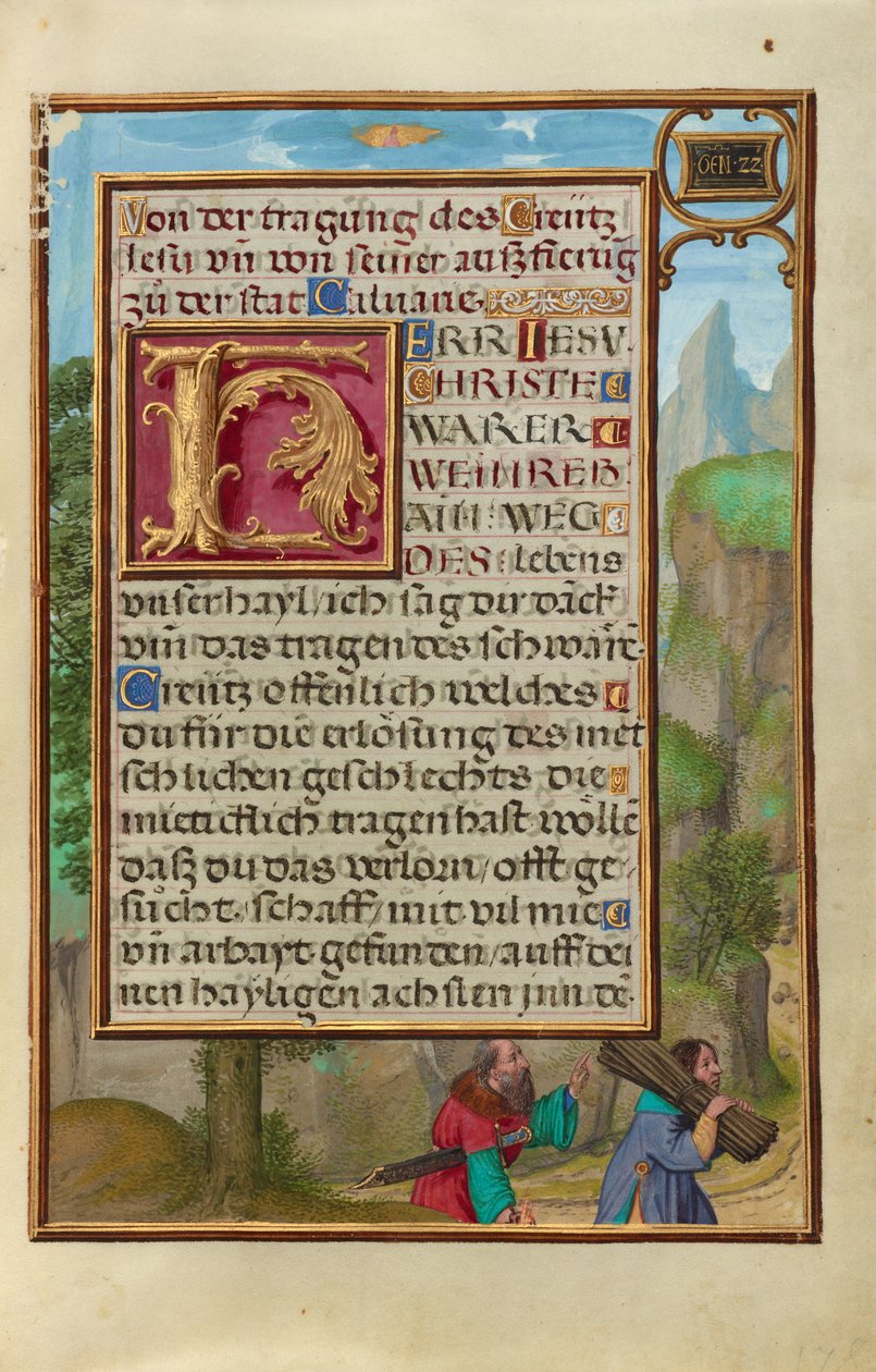 Rand mit Abraham und Isaak da Simon Bening