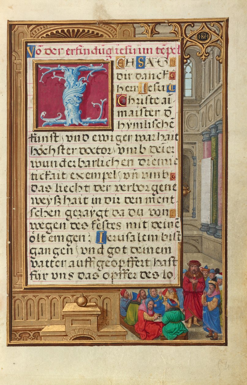 Samuel stellt Saul als König vor da Simon Bening