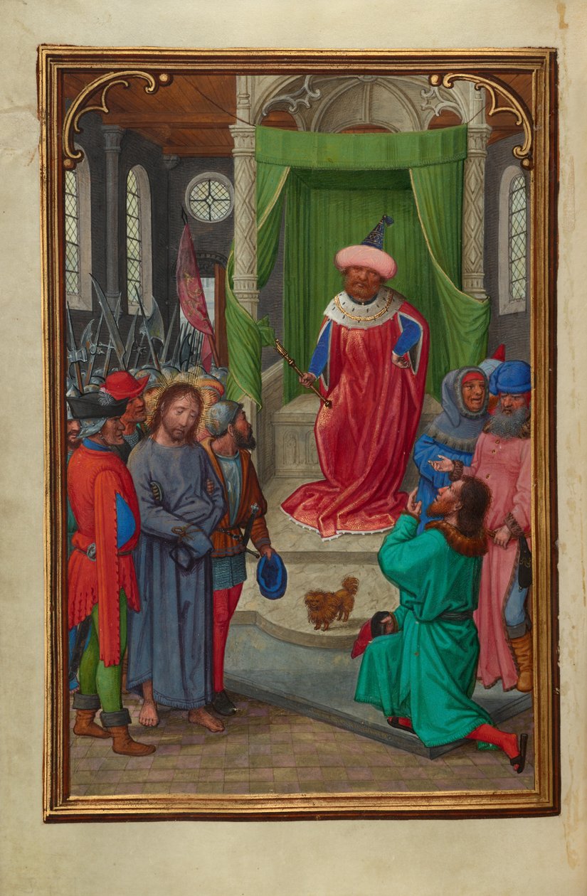 Cristo davanti a Erode da Simon Bening