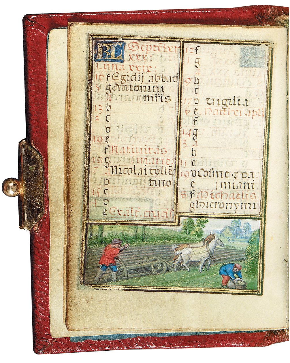 Foglio da un libro d