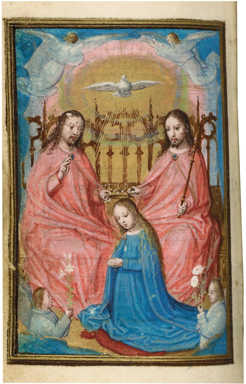 Foglio da un Libro delle Ore in miniatura, uso di Roma, Bruges, 1530-35 da Simon Bening