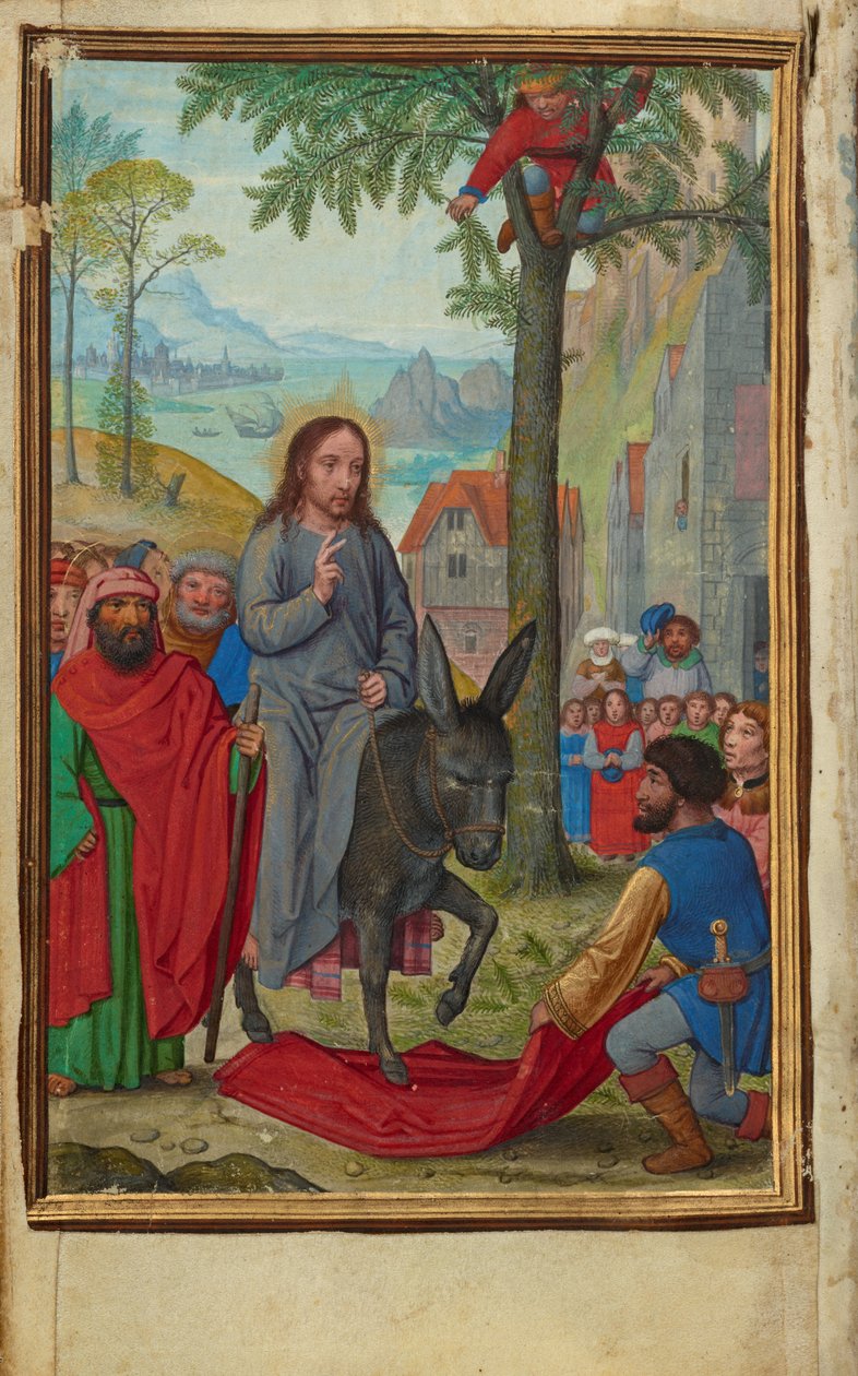 Der Einzug in Jerusalem da Simon Bening