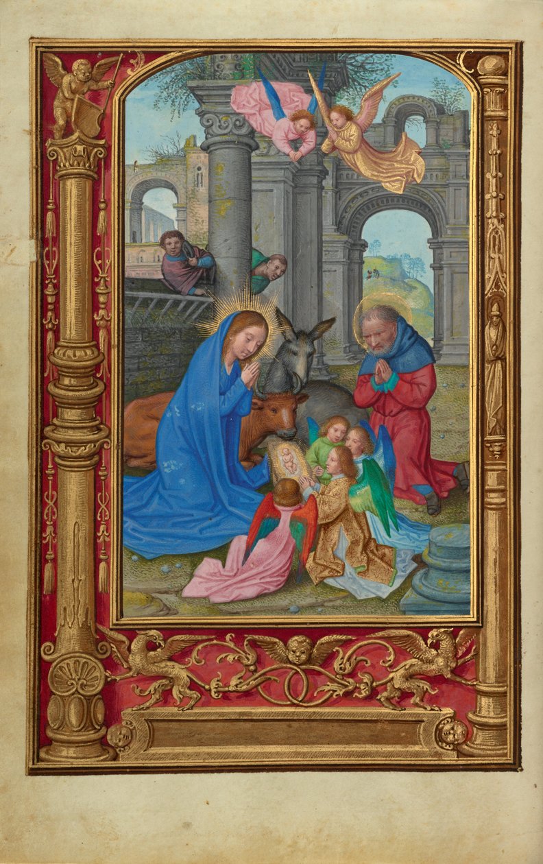 La Natività, c.1525-30 da Simon Bening