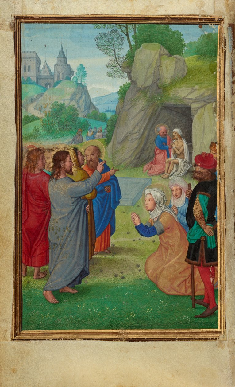 Die Auferweckung des Lazarus da Simon Bening