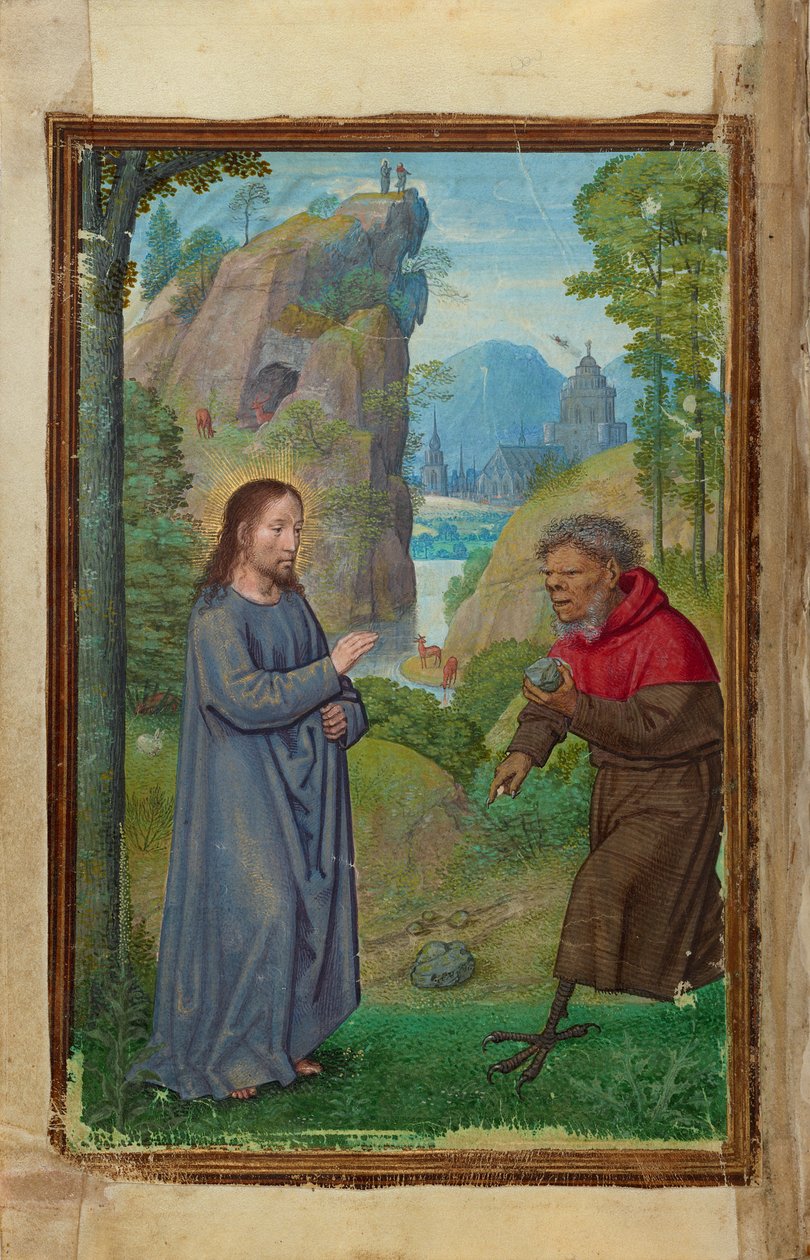 Die Versuchung Christi da Simon Bening
