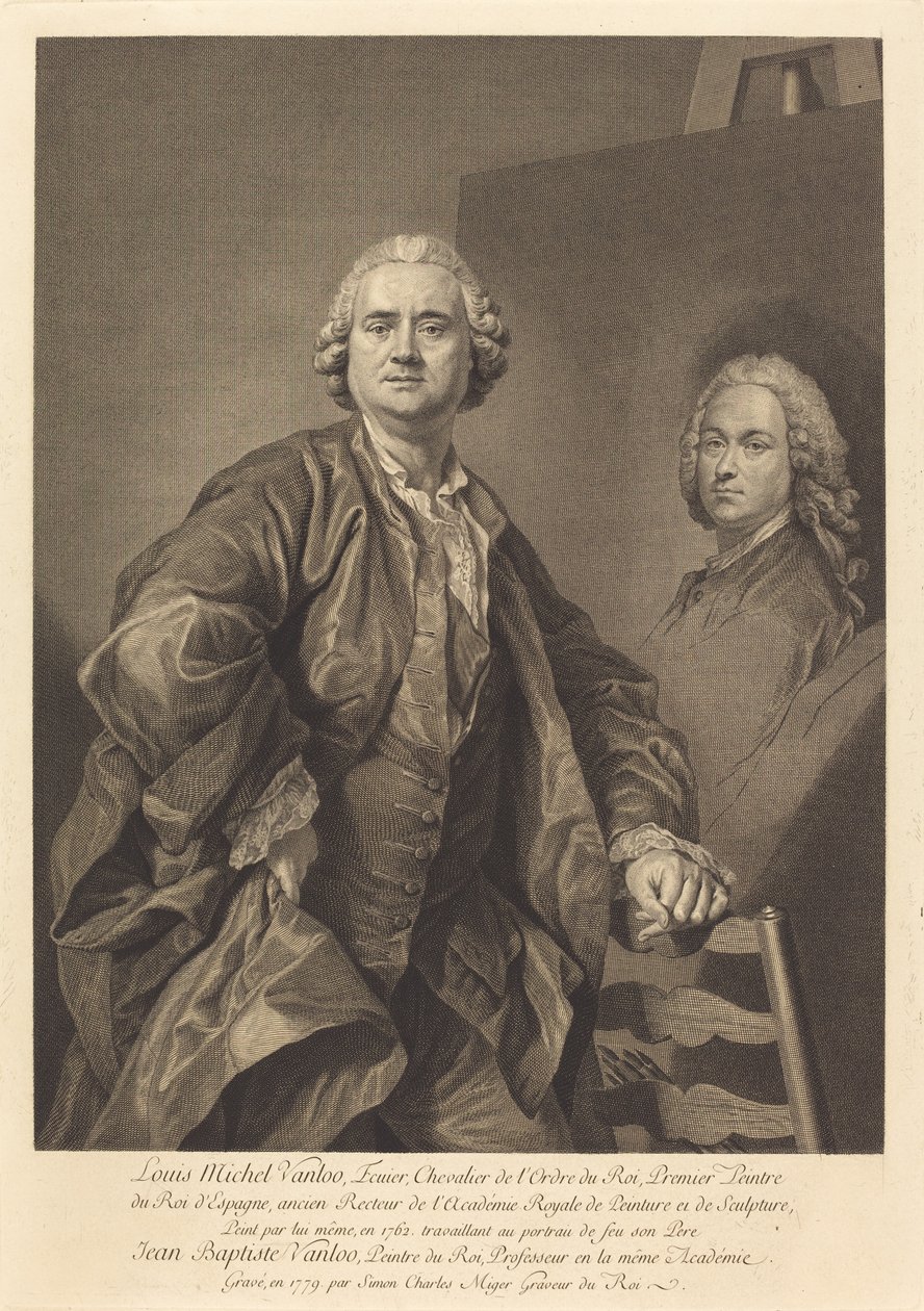 Louis Michel Vanloo da Simon Charles Miger after Louis Michel Van Loo