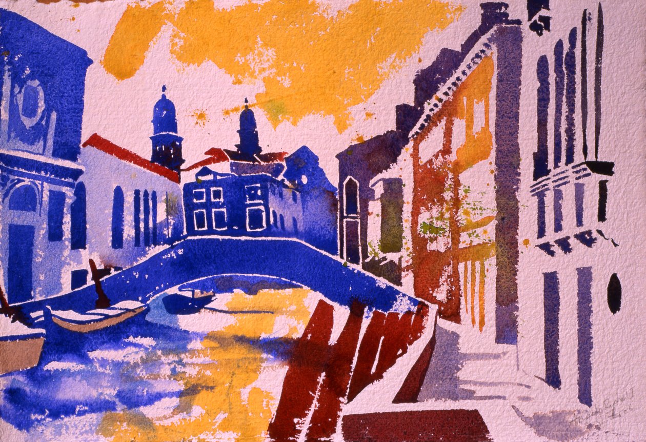 Angelo Raffaele, 2006 (acquerello su carta) da Simon Fletcher