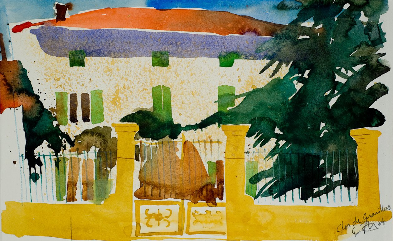 Clos de Gravillas, 2004 (acquerello) da Simon Fletcher