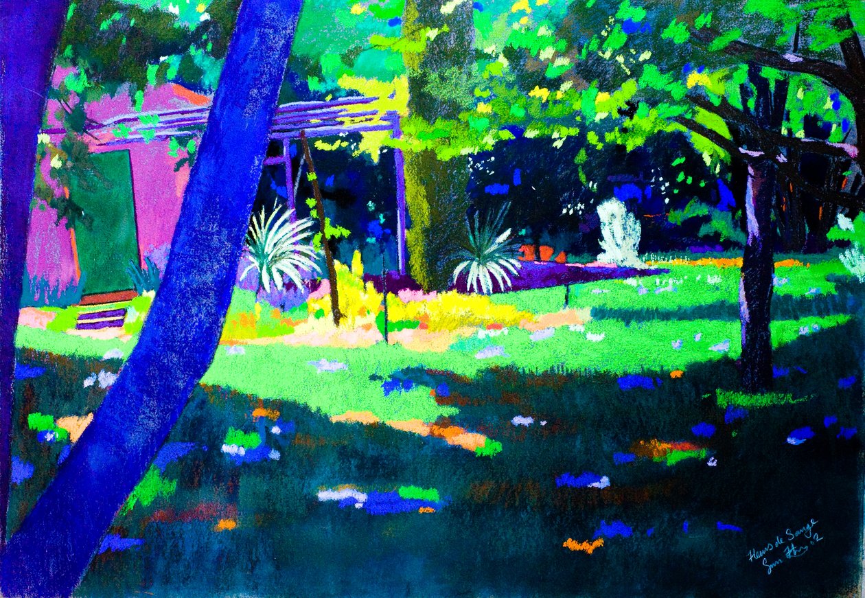 Fiori di salvia (pastello su carta) da Simon Fletcher