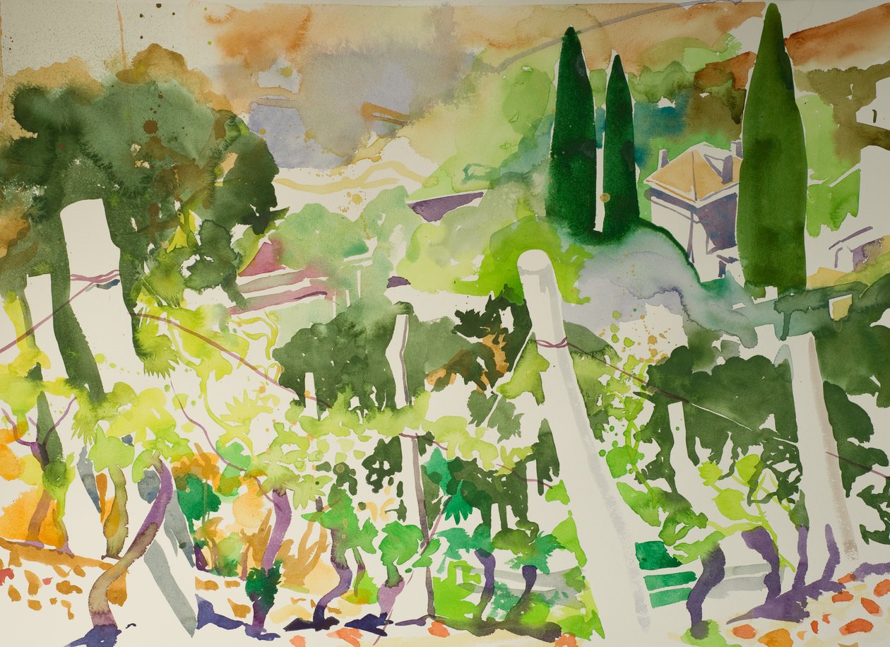 La Billiere (acquerello su carta) da Simon Fletcher