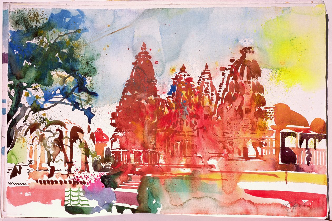 Mandore I, 2007 (acquerello su carta) da Simon Fletcher