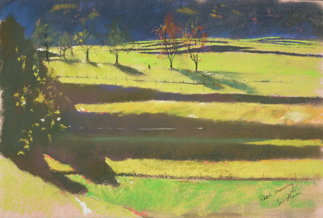 Mattina in palude (pastello su carta) da Simon Fletcher