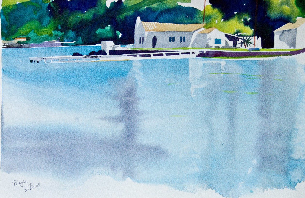 Pelagia, 2008 (acquerello) da Simon Fletcher
