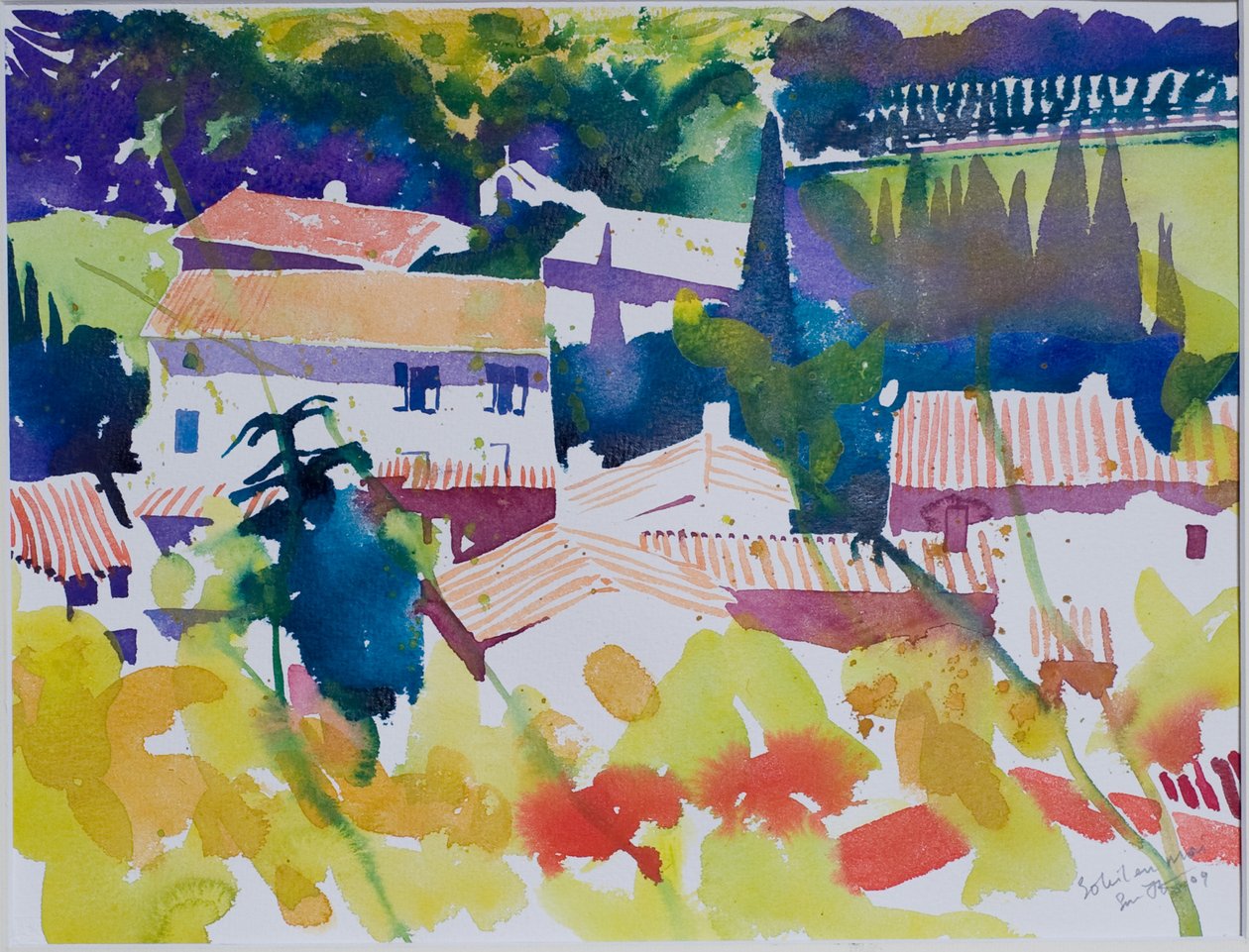Sole di maggio, 2009 (acquerello) da Simon Fletcher