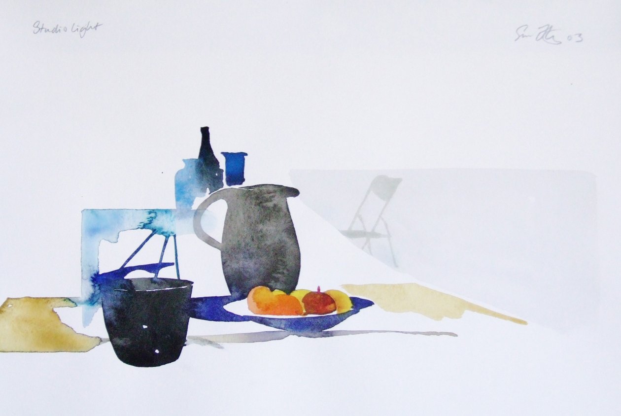 Luce da studio, 2003 (acquerello) da Simon Fletcher