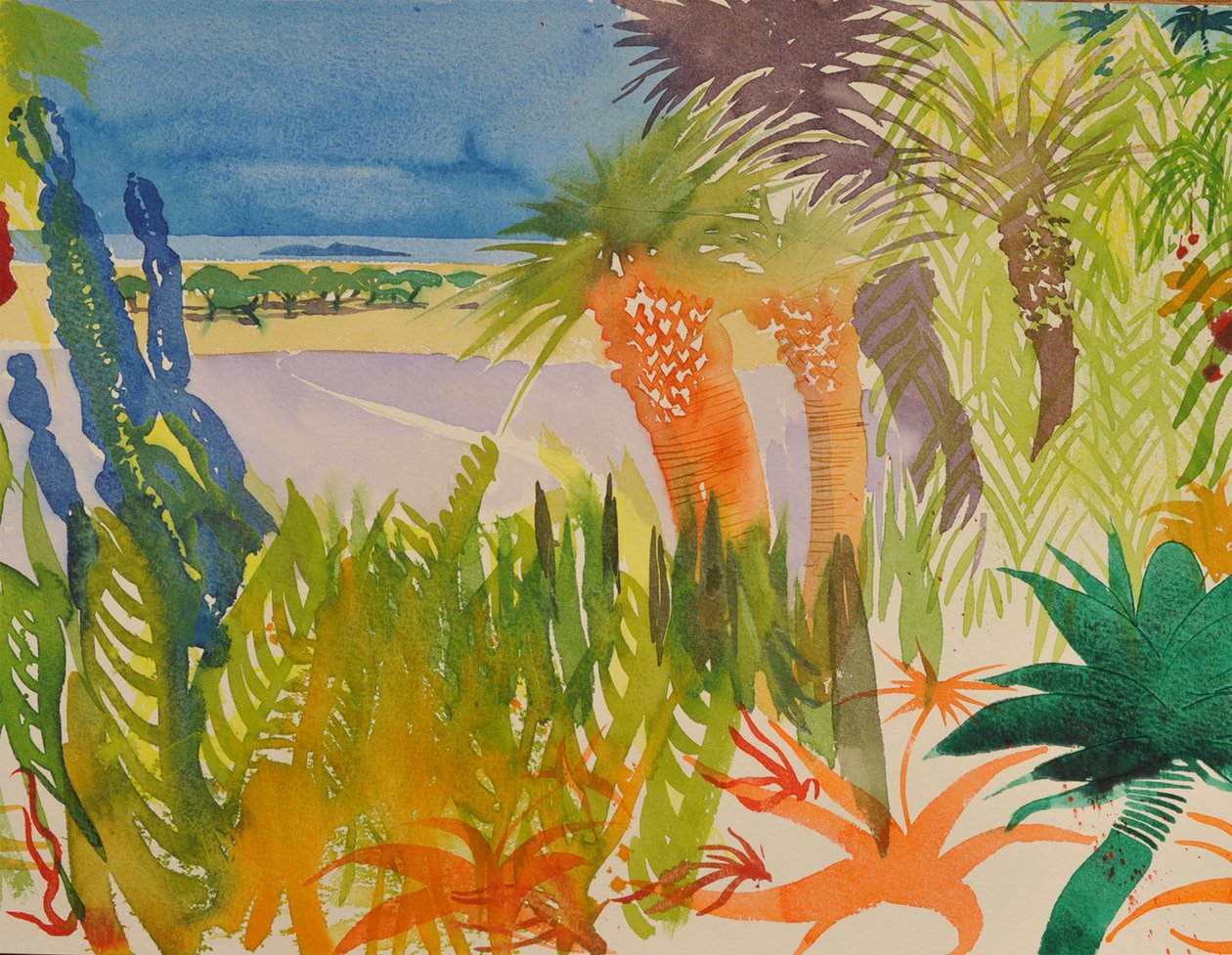 Giardino tropicale 2, Mogador, 2016 (supporti a base d