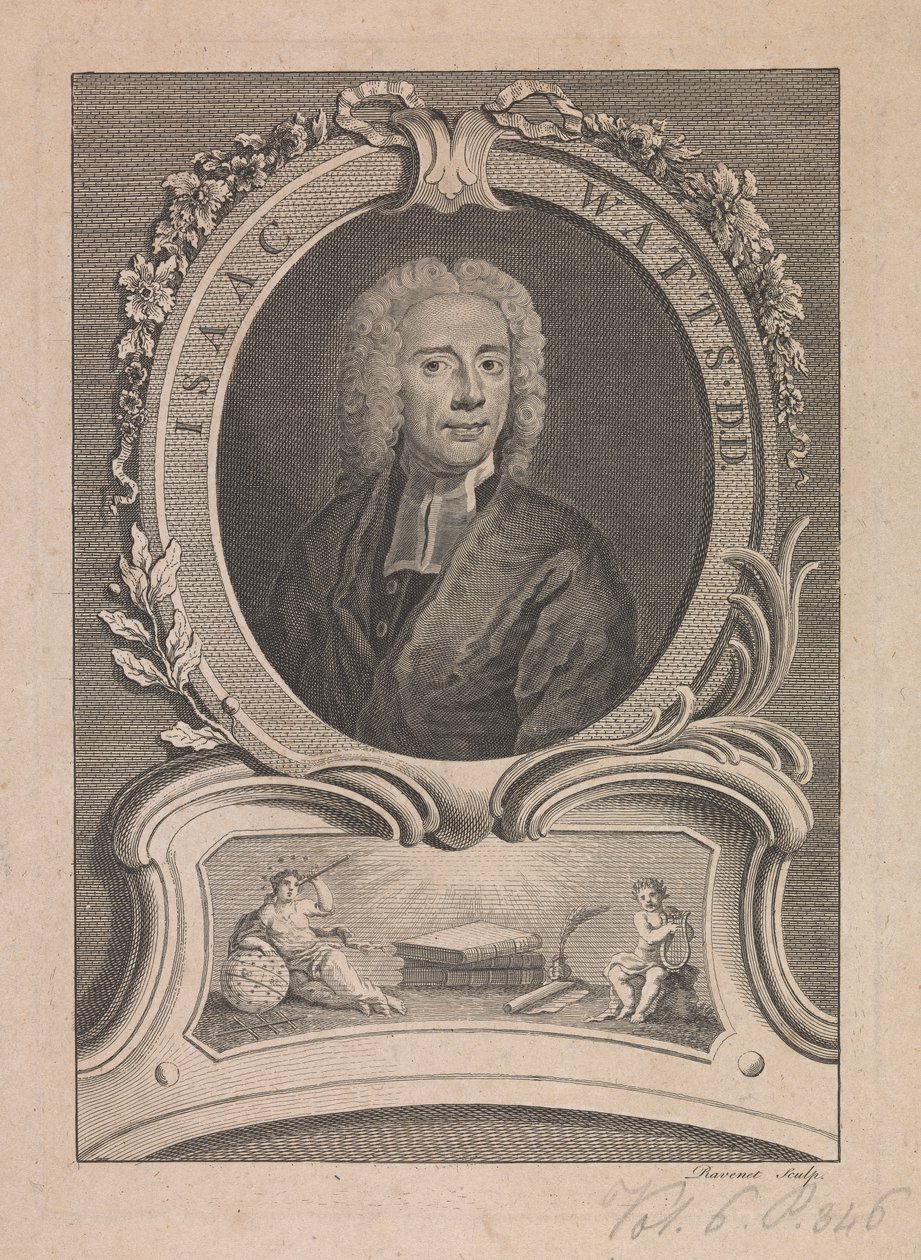 Isaac Watts da Simon Francois Ravenet