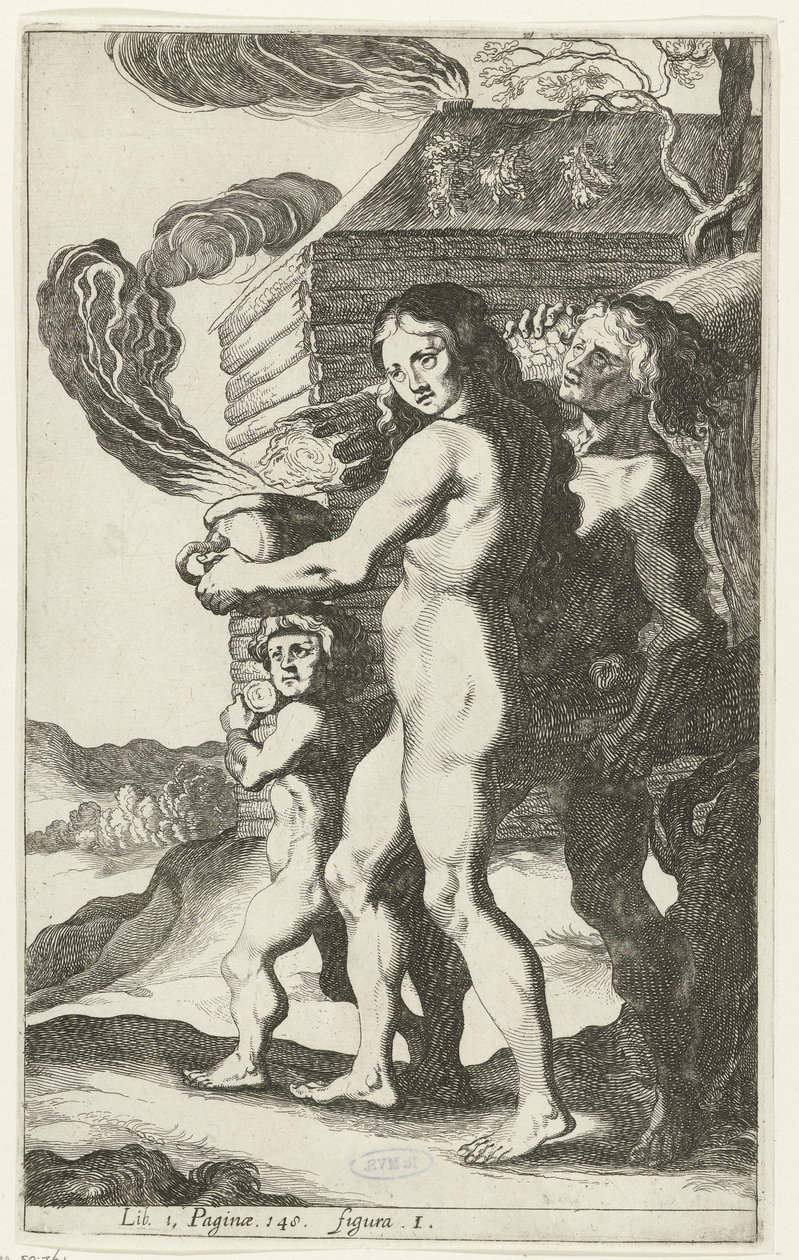 Famiglia germanica da Simon Frisius