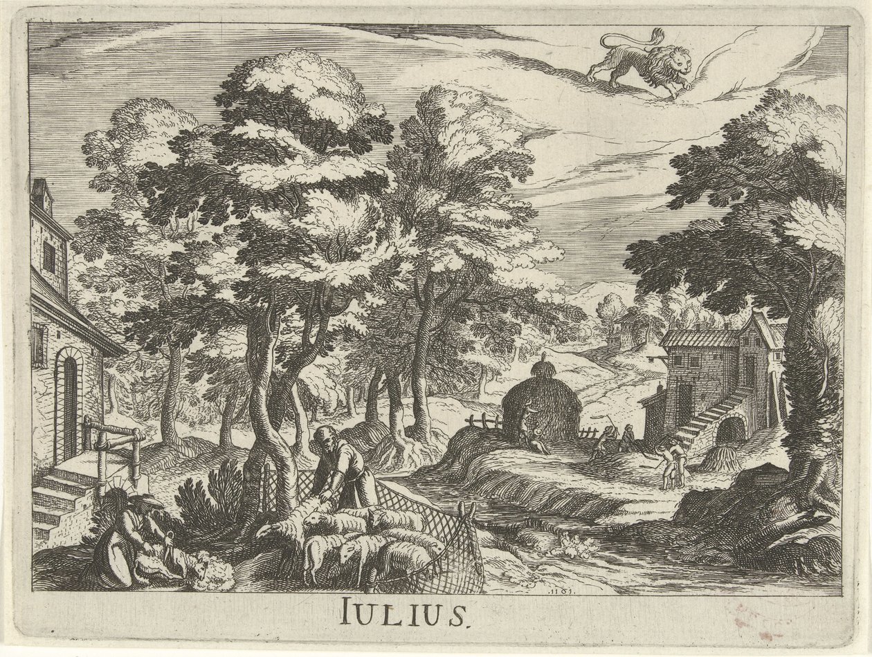 Luglio da Simon Frisius