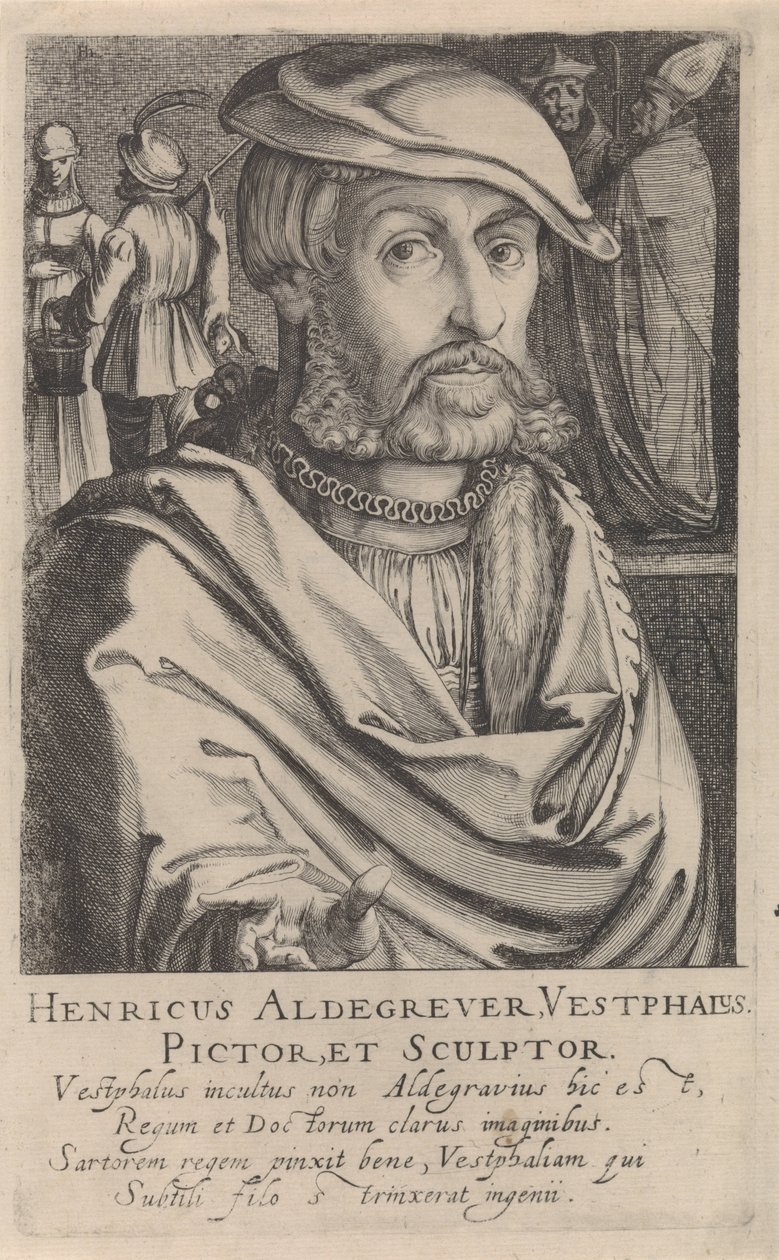 Ritratto di Heinrich Aldegrever da Simon Frisius