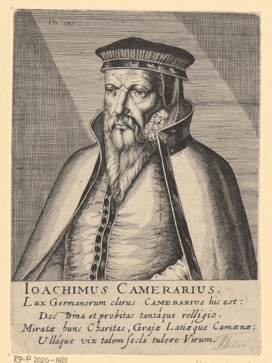 Ritratto di Joachim Camerarius I da Simon Frisius