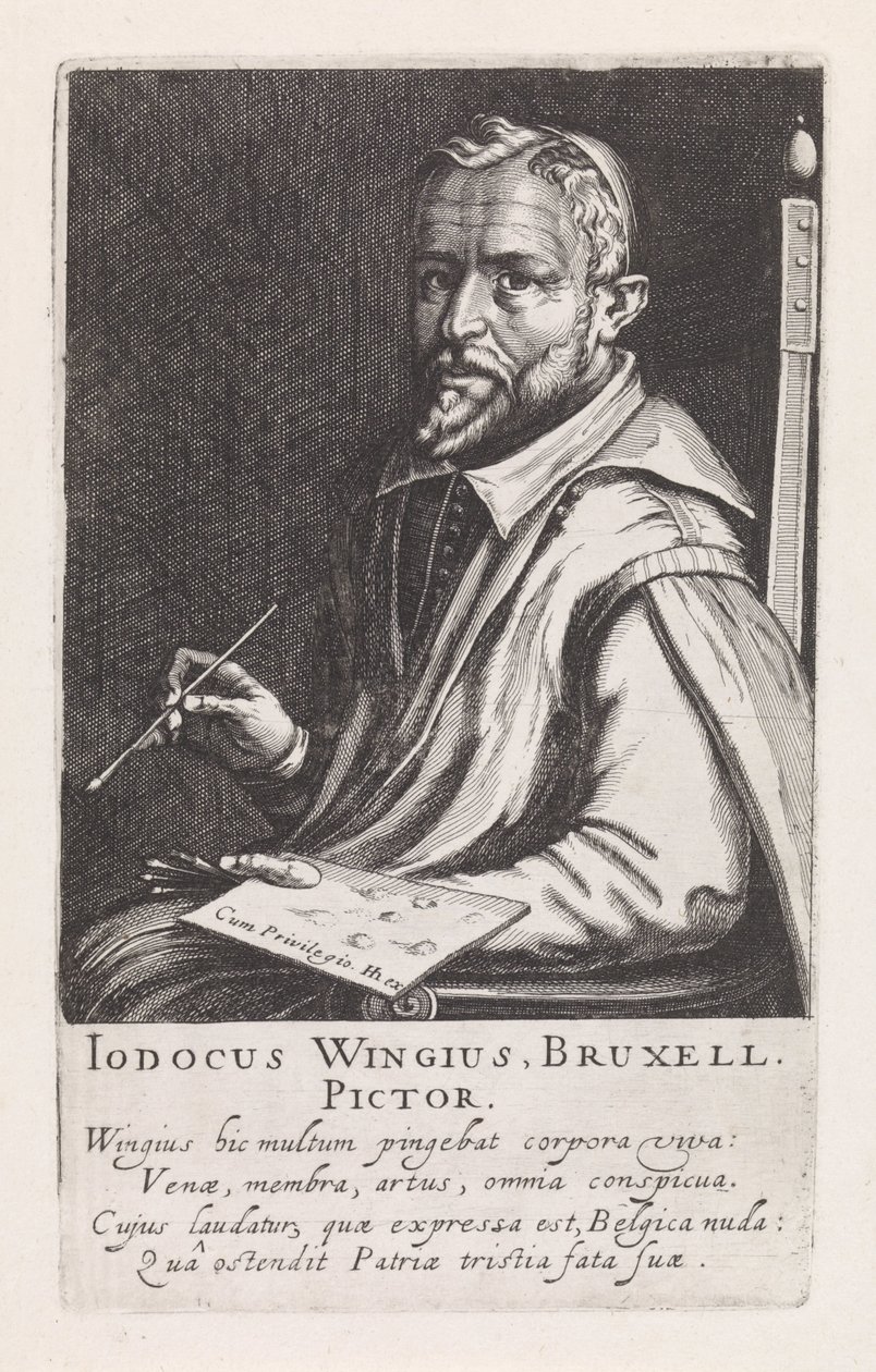 Ritratto di Joos Winghe da Simon Frisius