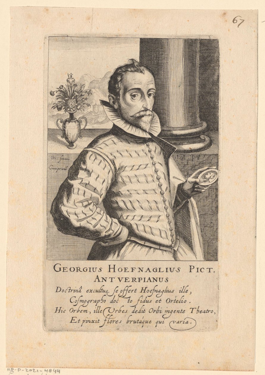 Ritratto di Joris Hoefnagel da Simon Frisius