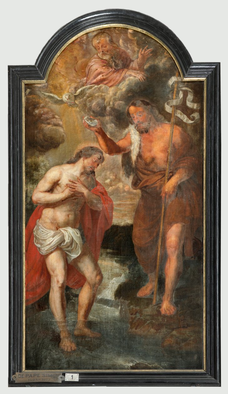 Chiesa parrocchiale (Sint-Walburgakerk). Dipinto, trittico. Simon De Pape (?). Redenzione degli schiavi cristiani ai Turchi. da Simon II de Pape