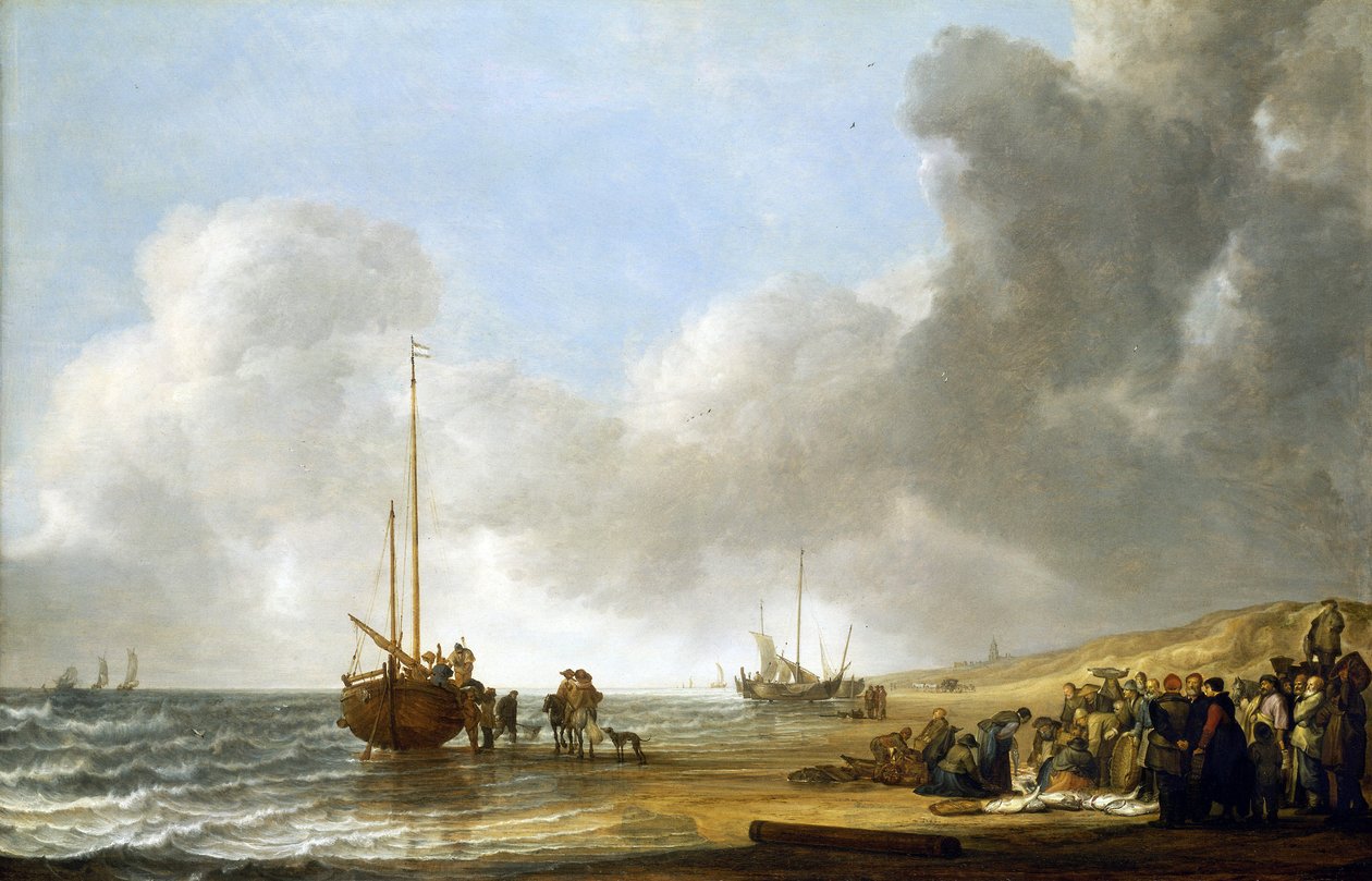 Una scena sulla spiaggia di Scheveningen (L