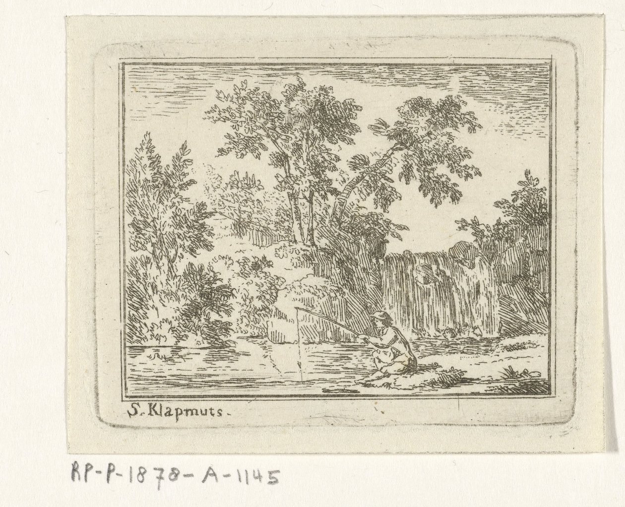 Paesaggio con un pescatore da Simon Klapmuts