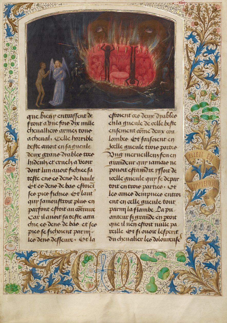 La bestia Acheronte da Simon Marmion