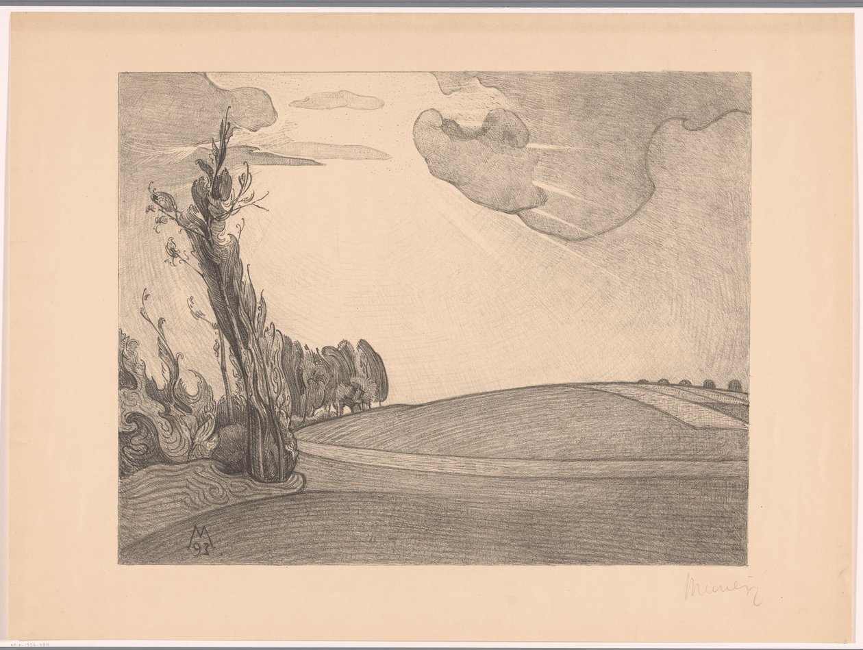 Paesaggio collinare da Simon Moulijn (signed by artist)