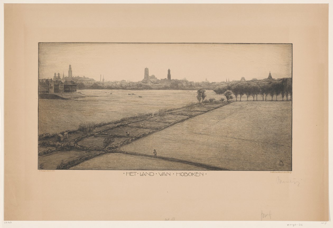La terra di Hoboken da Simon Moulijn (signed by artist)