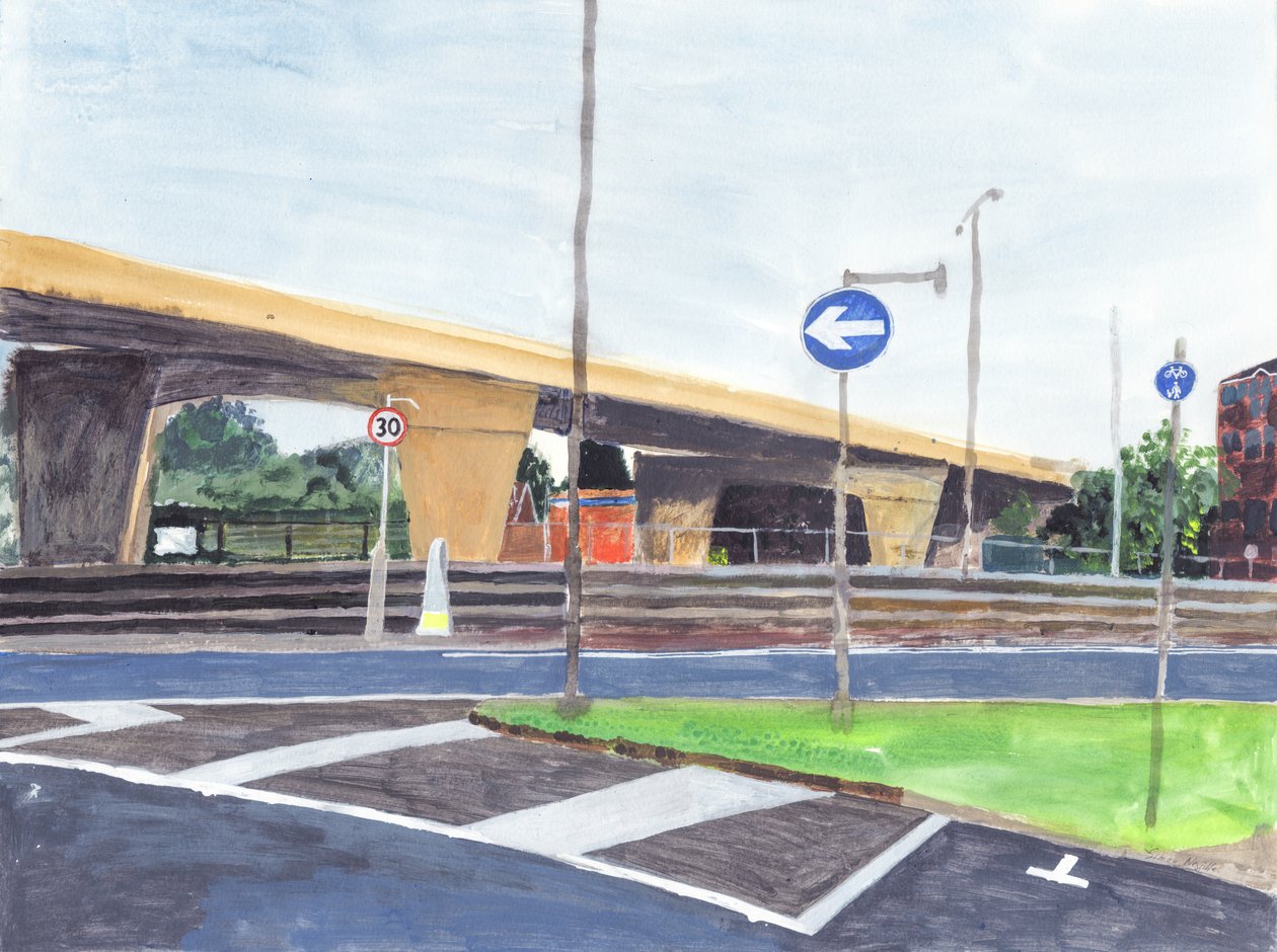 Sovrappasso in cemento, 2019 da Simon Neville