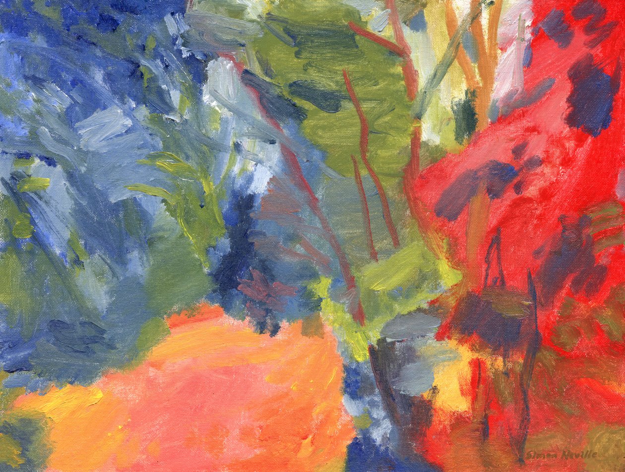 Sentiero nel bosco 16, 2023 da Simon Neville