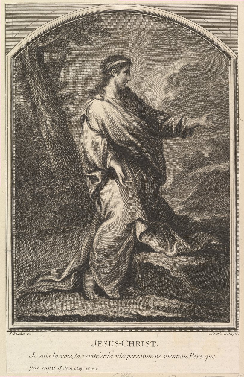 Gesù Cristo, 1726 da Simon Vallee