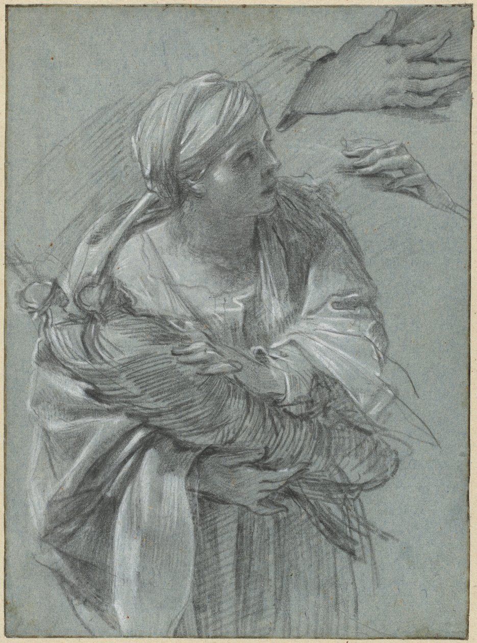 Creusa che Porta gli Dei di Troia da Simon Vouet