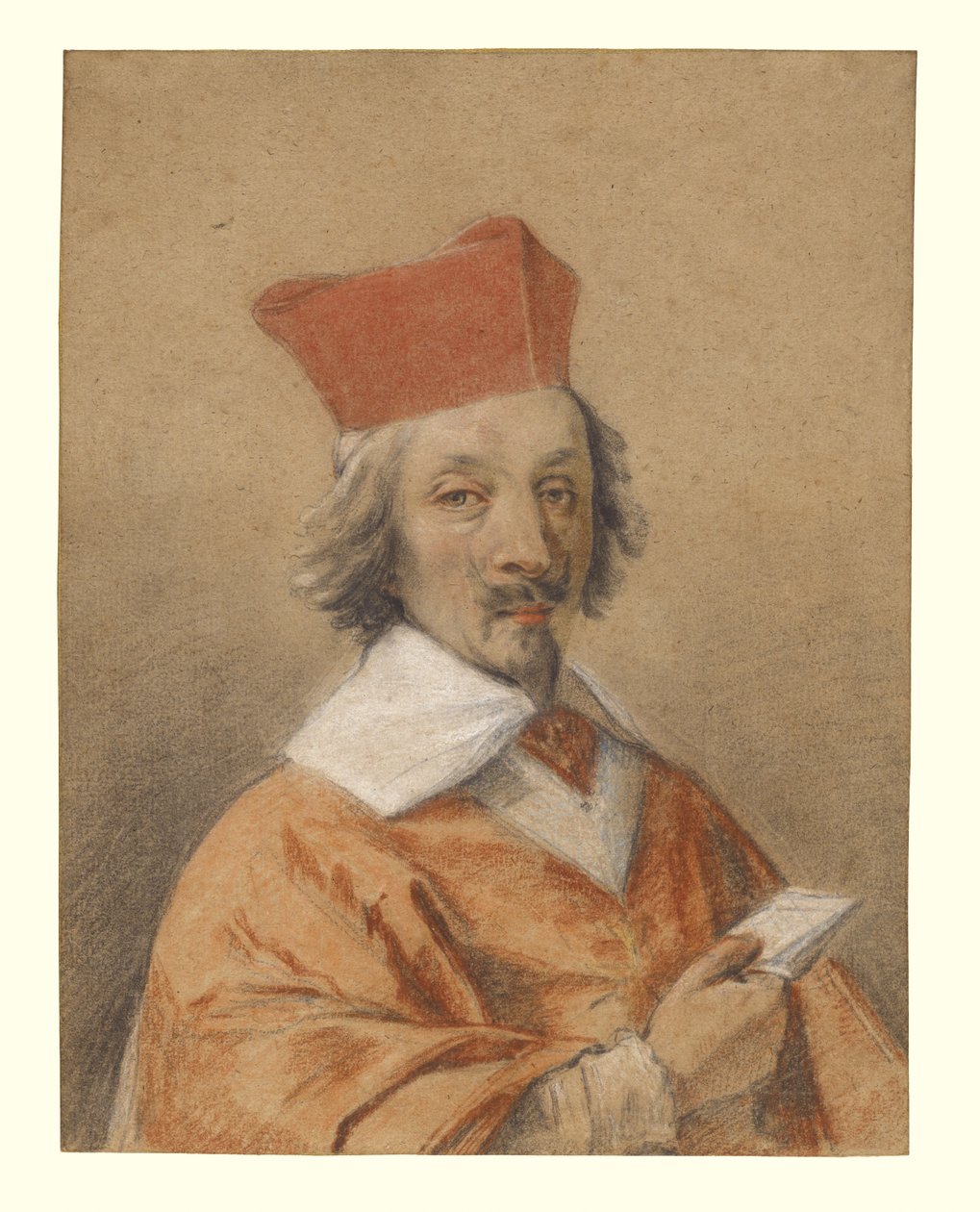 Ritratto di Armand-Jean du Plessis, Cardinale di Richelieu da Simon Vouet