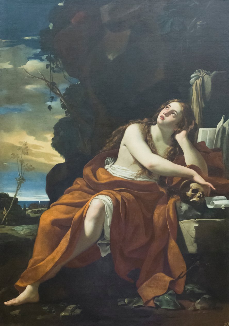 Santa Maria Maddalena penitente da Simon Vouet
