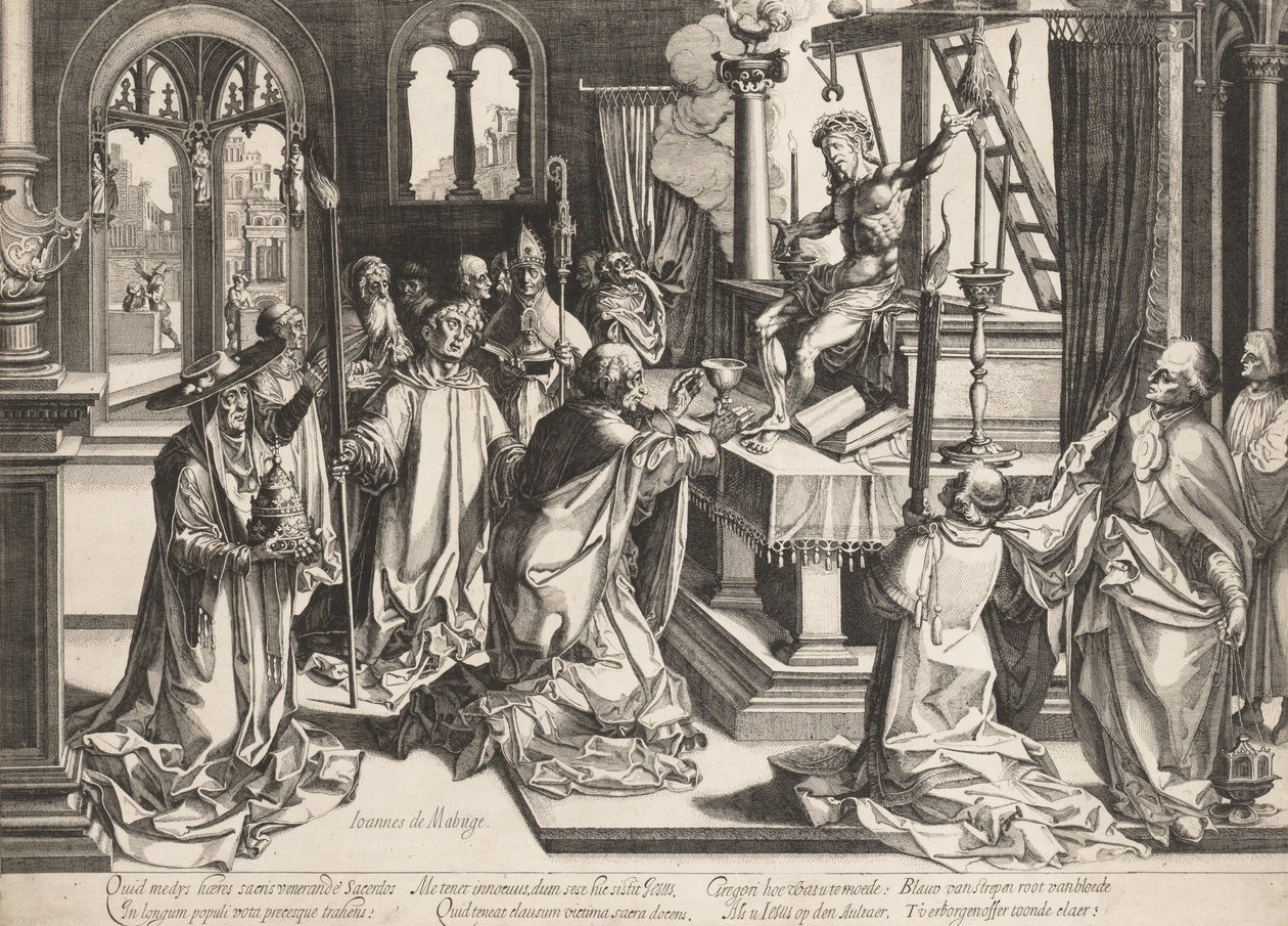 Messa di San Gregorio da Simon Wynhoutsz Frisius