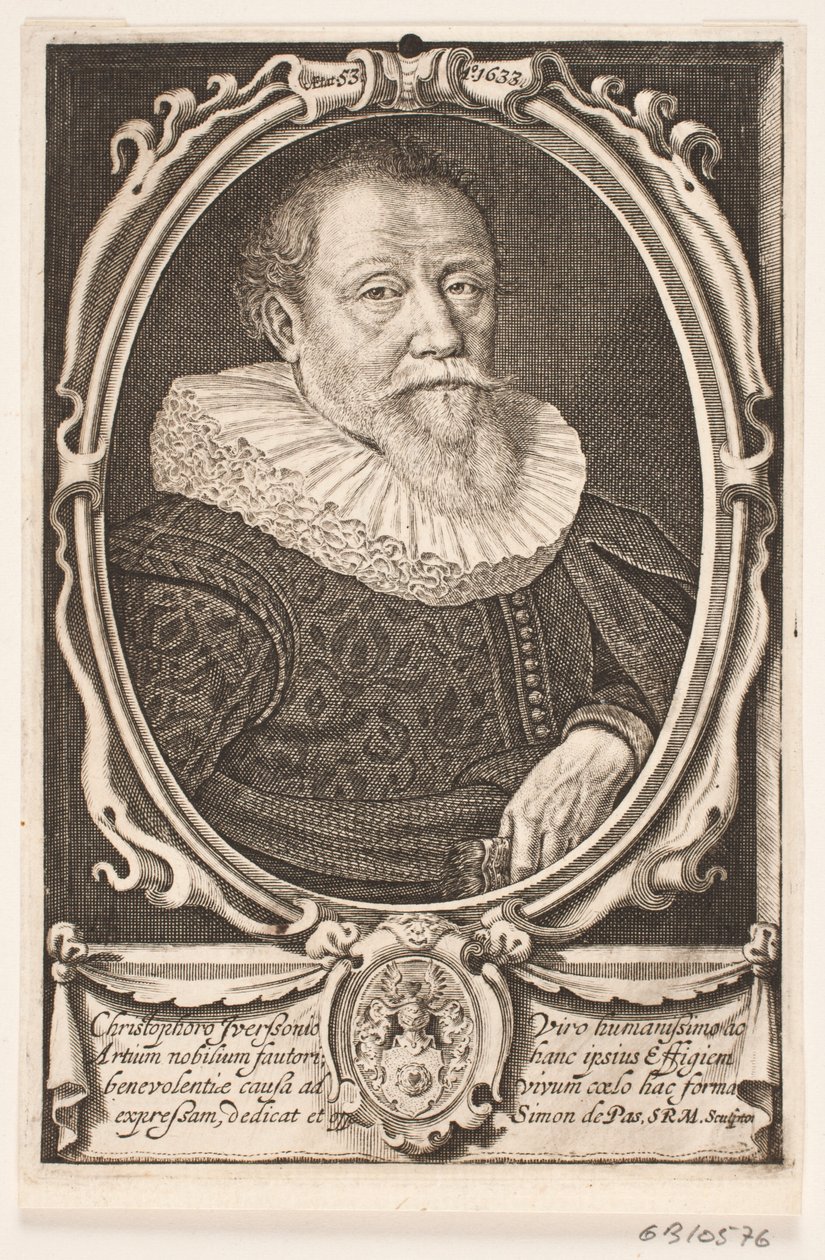 Christopher Iversen, scrivano reale da Simon de Pas