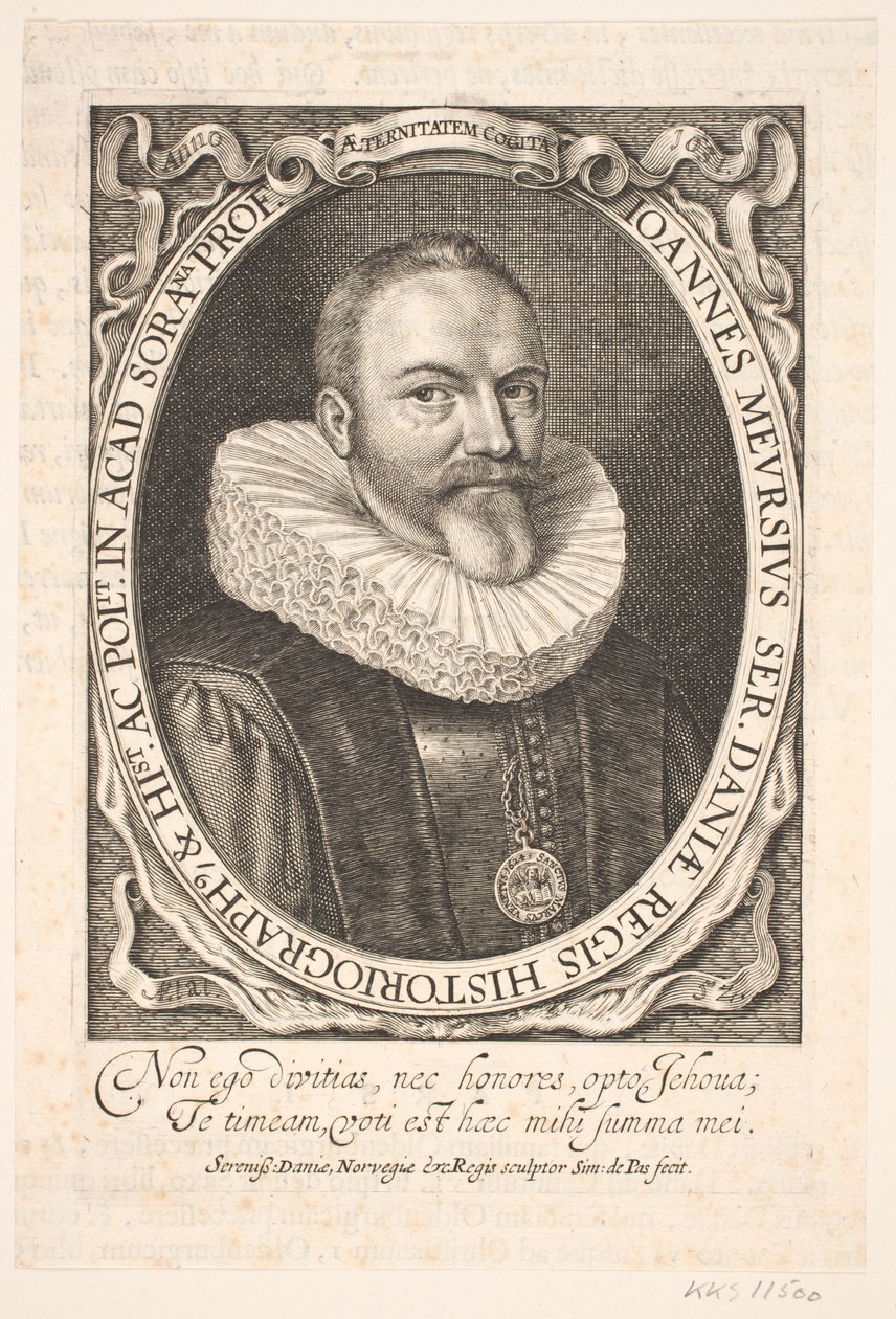 Johannes Meursius, storico reale da Simon de Pas