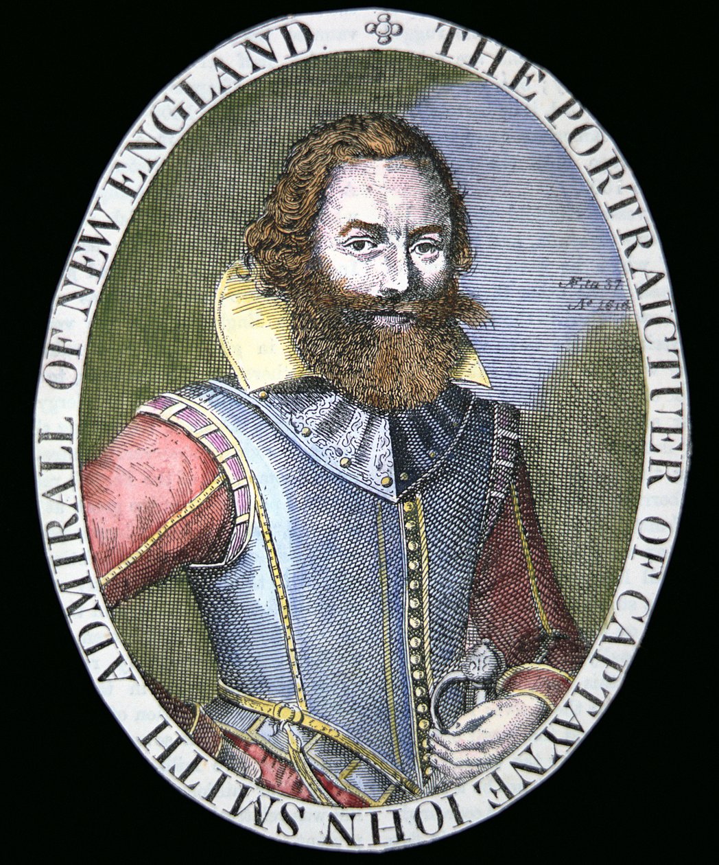 Capitano John Smith (1580-1631) da Simon de Passe