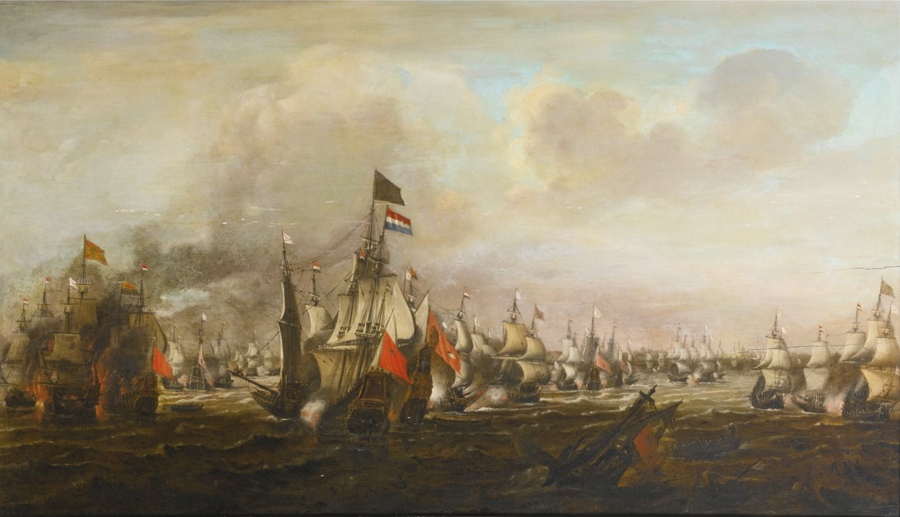 La battaglia di Downs da Simon de Vlieger