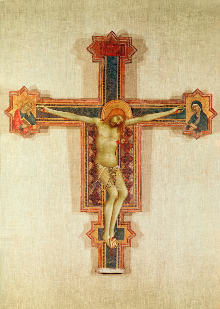 Crocifisso con la Vergine e San Giovanni da Simone Martini